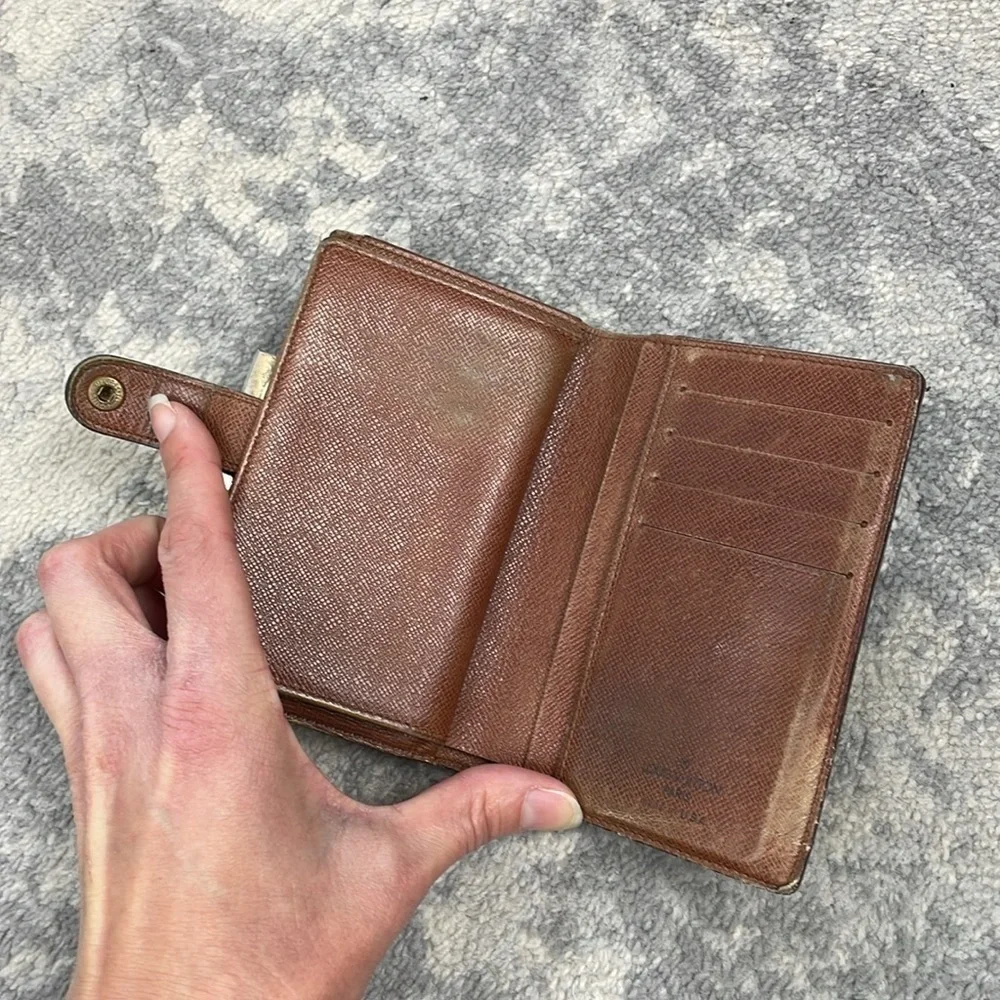 Louis Vuitton Monogram Porte Monnaie Billet Viennois Kisslock Wallet